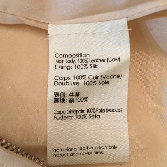 NWOT 3.1 Phillip Lim Cream Leather Skirt Size 0 - Picture 16 of 16
